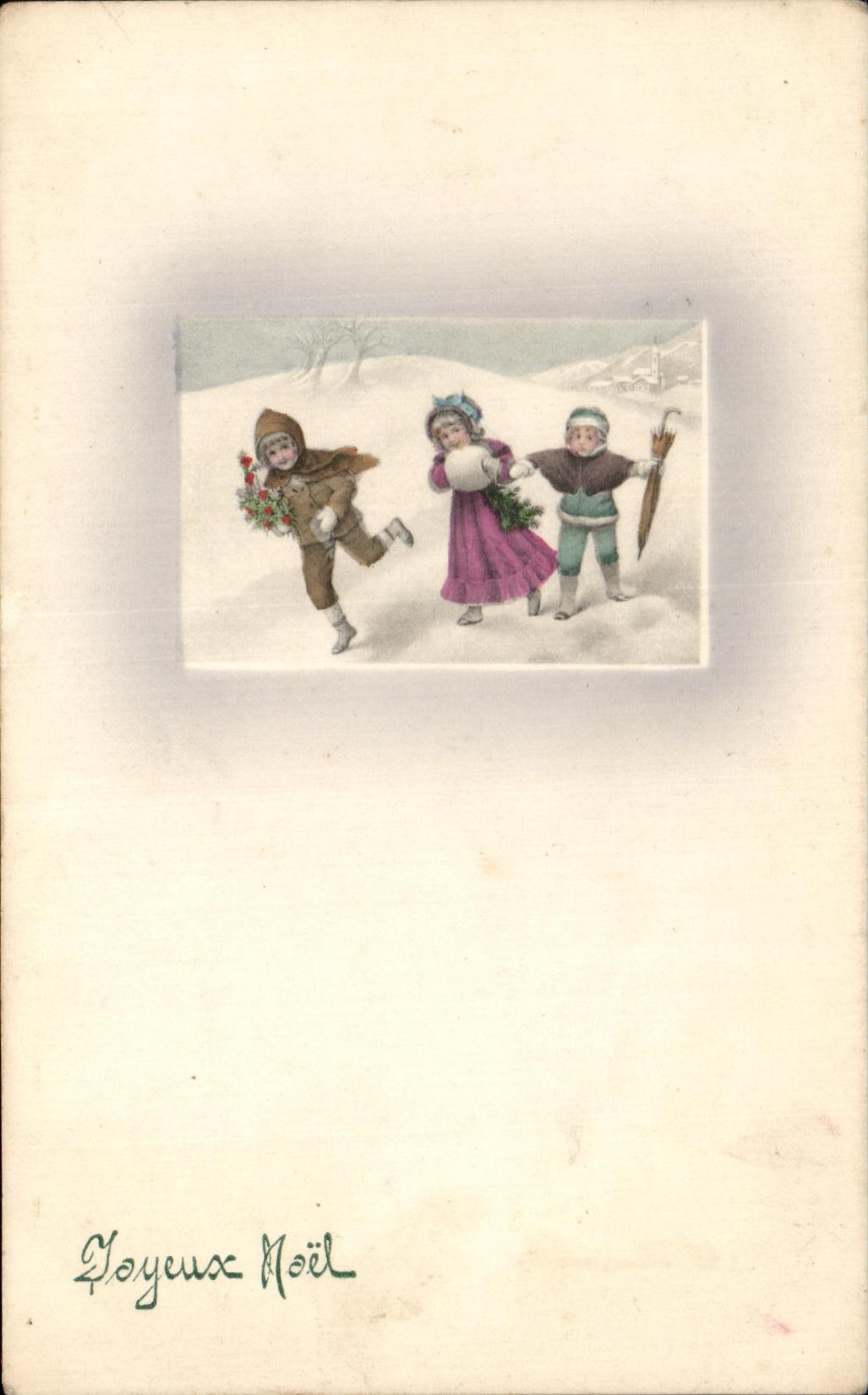 CPA Fantaisie Enfants Joyeux Mail
