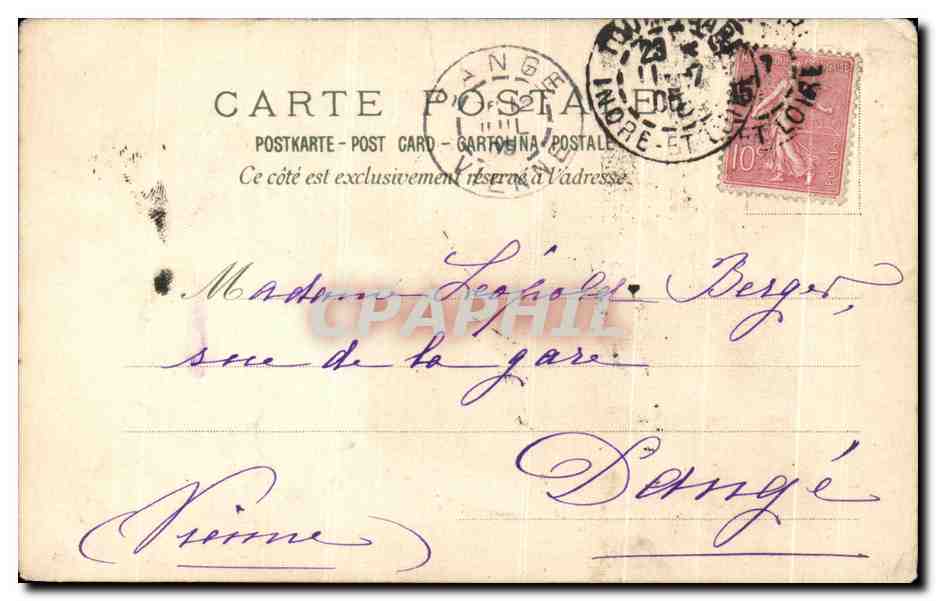 CPA Publicite Vals Saint jean Femme — Verso