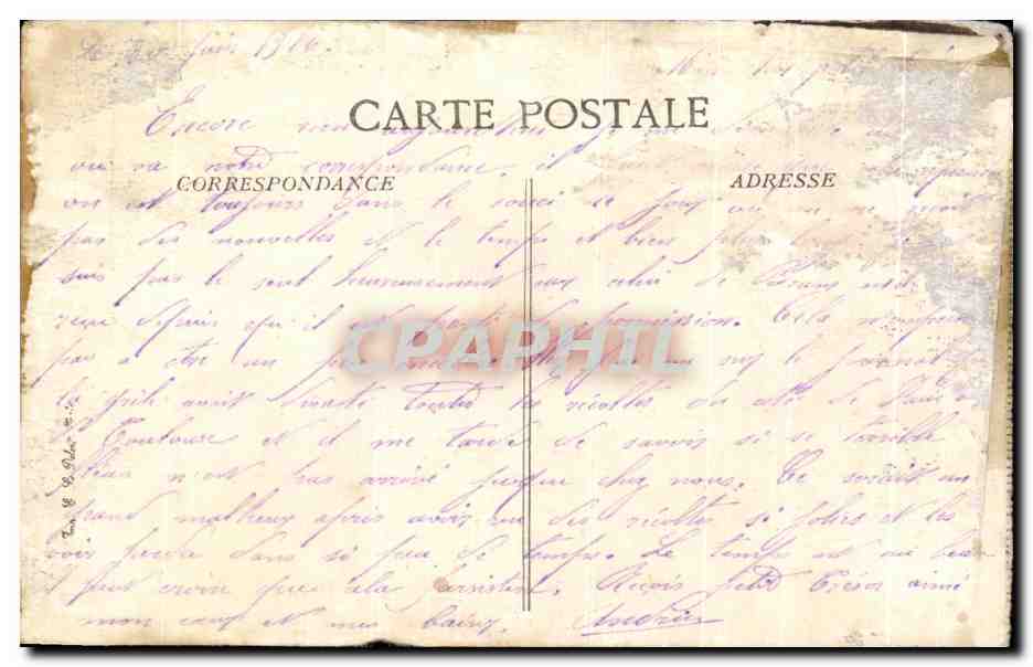Reims — La cathédrale — Le grand portail, avant le bombardement — Éditeur B.D. — Reverso