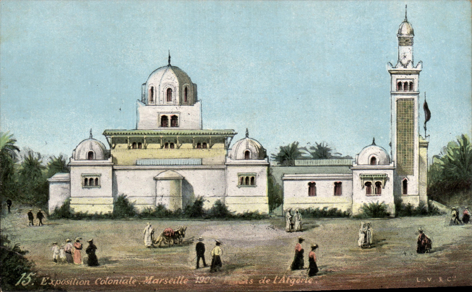 CPA Exposition Coloniale Marseille de l'Algerie 