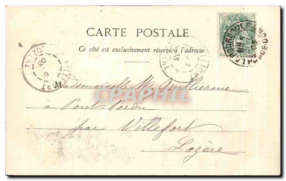 Costume de Latour d'Auvergne — 193 — Lib. Bouge-Béat, 21, Rue de l'Écu, Clermont-Ferrand — Reverso