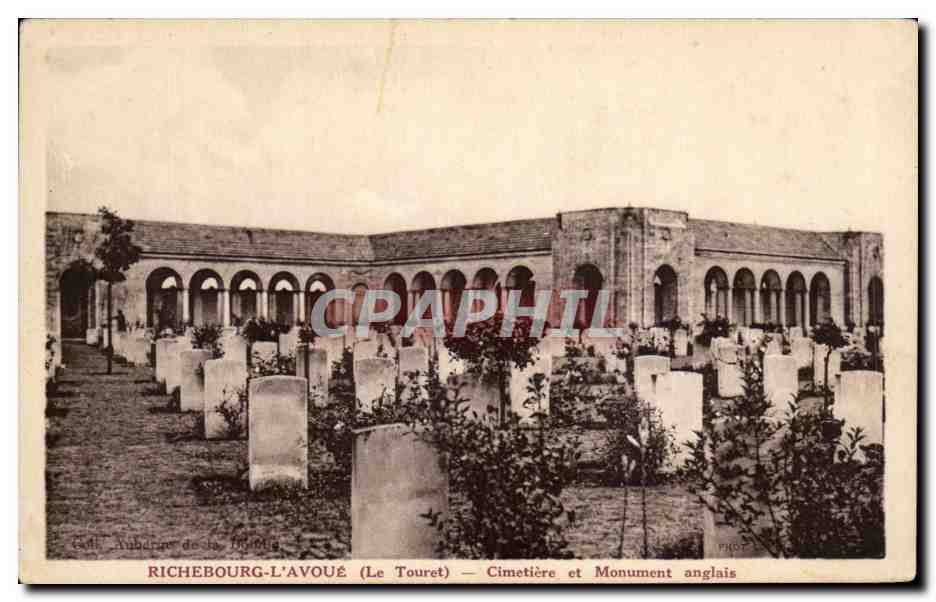 Richebourg-l'Avoué (Le Touret) — Cimetière et Monument anglais