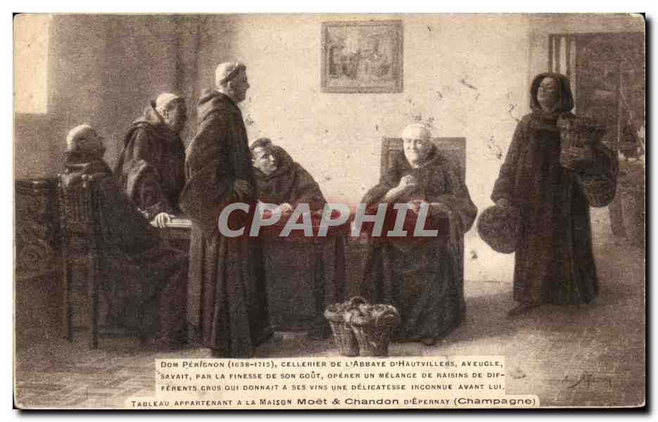 Dom Pérignon — Cellier de l'Abbaye d'Hautvillers — Tableau de la Maison Moët & Chandon