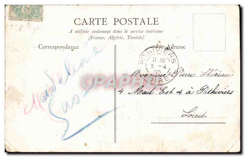 CPA Limoges Ponts saint Martial De La Revolution Et Viaduc De La Ligne de Limoges a Brive Un Limousin — Rückseite