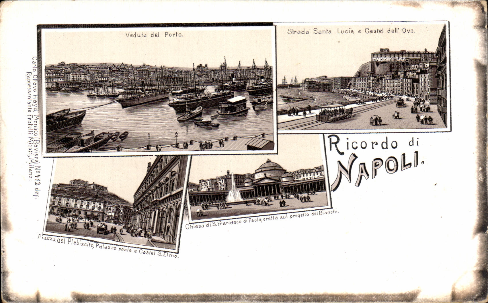 CPA Ricordo Di Napoli