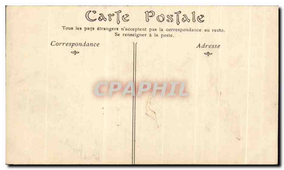 CPA Marie Elizabeth Joly Du Theatre Francais — Verso