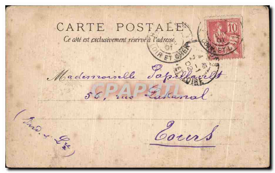 L'Accordée de Village — Greuze — B. Straven, Imp. Edt. Toulouse, Paris — Verso