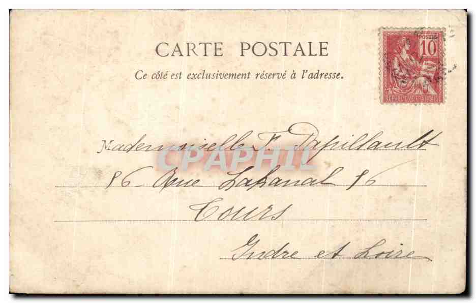 Jeapporte l'espérance — 1901/1902 — Phototypie A. Bergere et Cie, Nancy — Verso