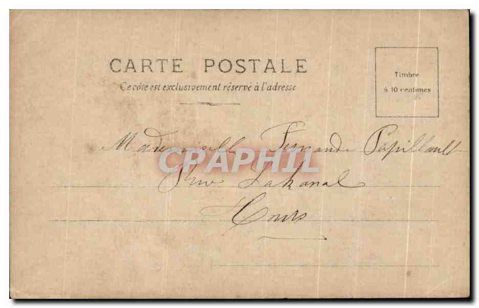 CPA Boilly L'Effroi Deux parisiennes sous le Directoire  — Verso