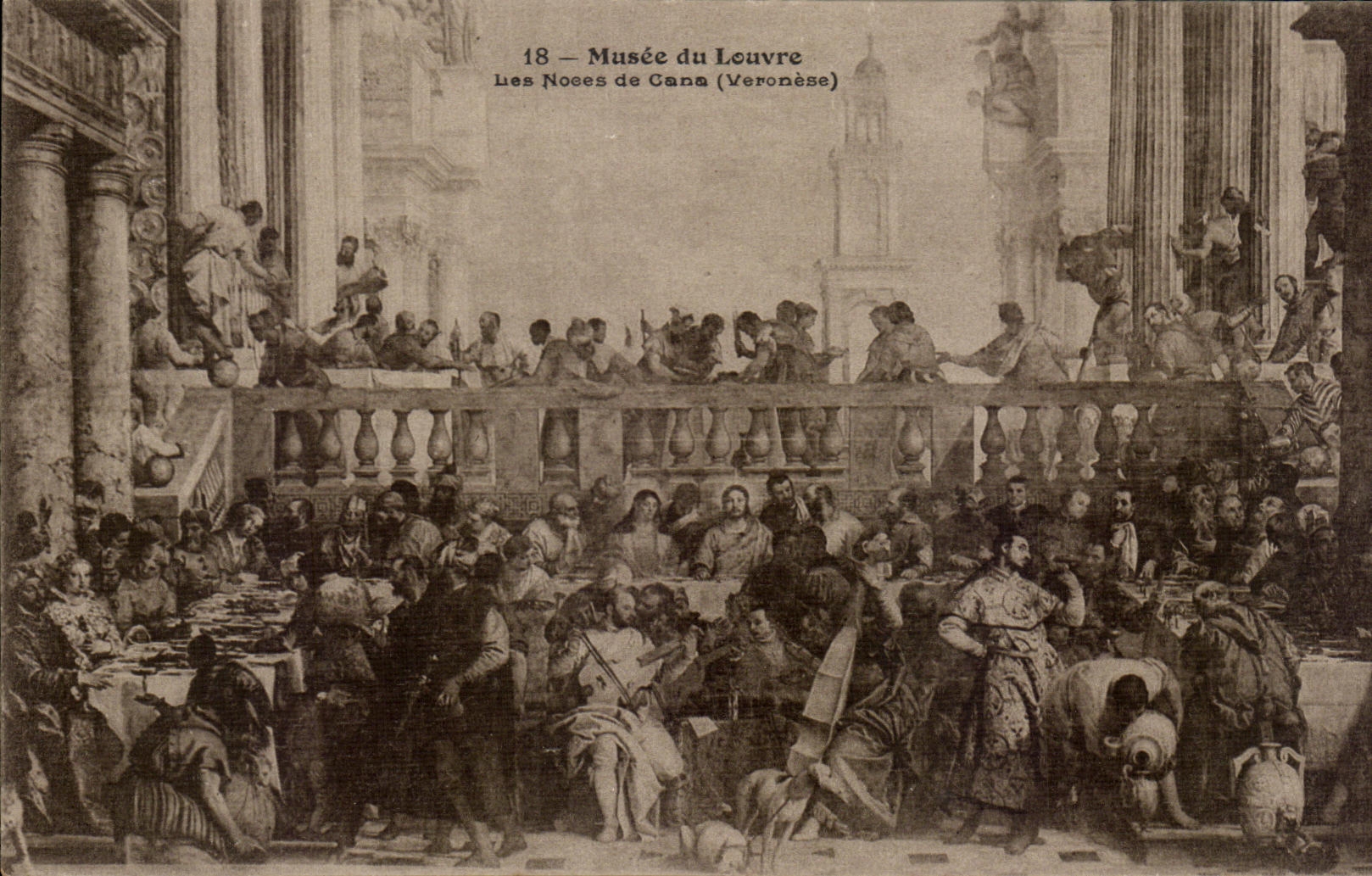 CPA Musee du Louvre Les Noces de Cane 
