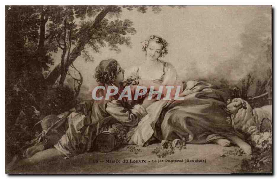 Musée du Louvre — Sujet Pastorale (Boucher) — Collection F. Fleury