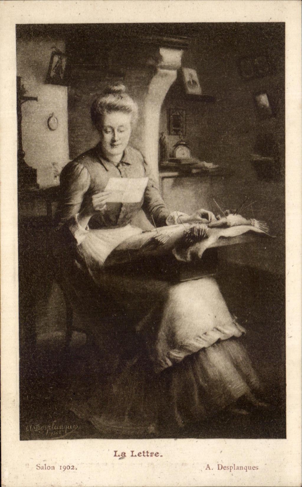 CPA La Lettre Salon 1902 Desplanques