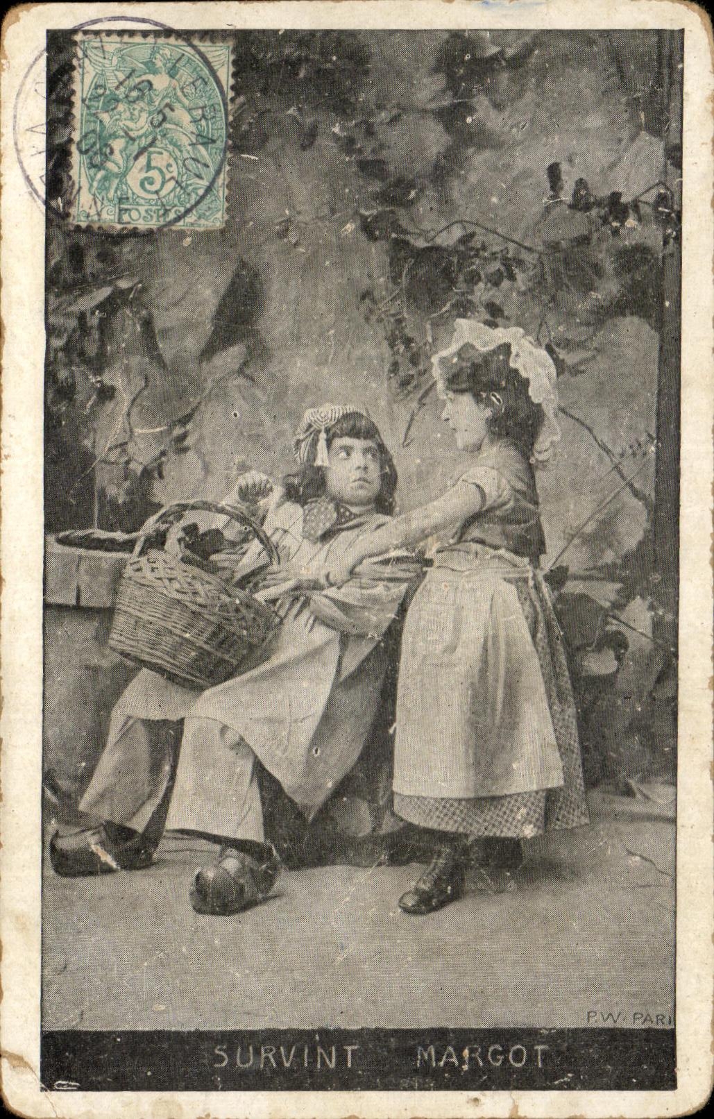 Survint Margot — Garten-Szene — P.W. Paris