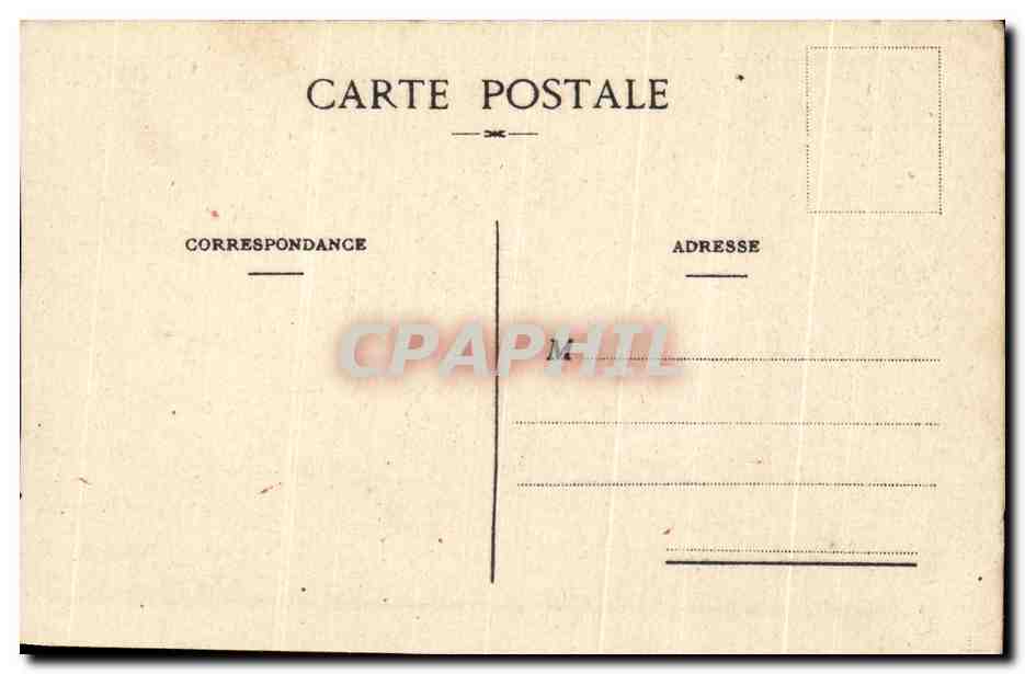 CPA Le llevre et la tortue Enfants — Verso