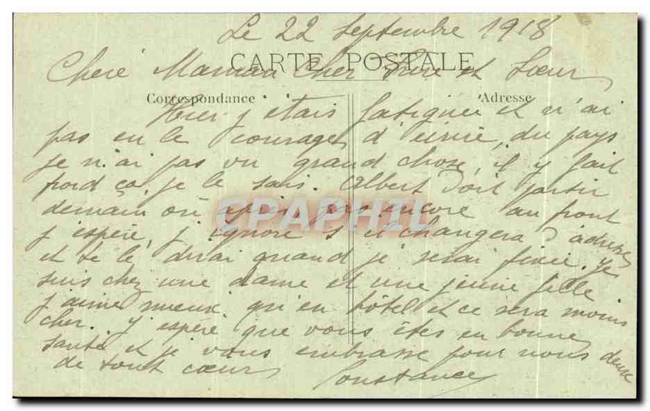 CPA Saint Loup sur Semouse Villa des Pervenches Lavandieres — Back