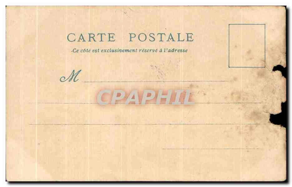 Bourgeois du Quartier Moyen — Exposition Universelle de 1900 — A. Cardon Duverger — Verso