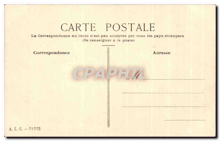 Traité de Francfort — Rooster and Bear — A.L.G. Paris — Achterkant