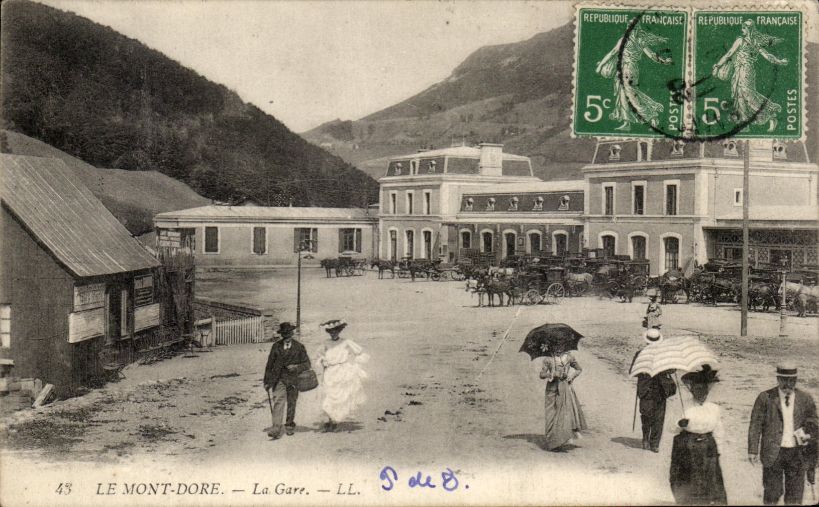 Le Mont-Dore — La Gare — LL. — P. de B.