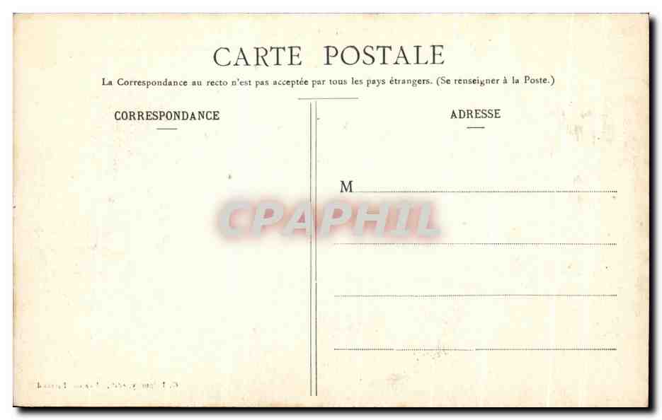 CPA Auvergne Le Mont Dore La Rue Ramond er l'Etablissement — Rückseite