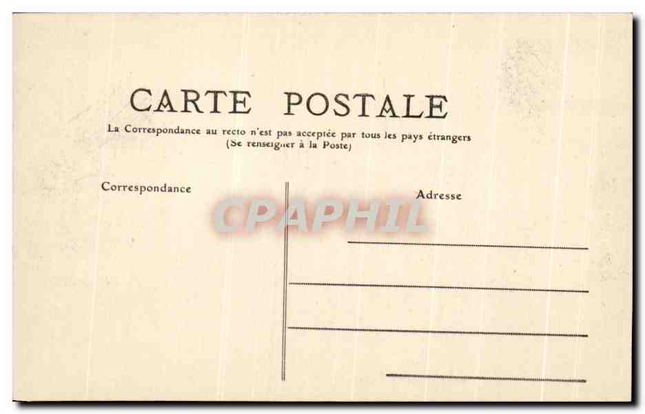CPA Neris les bains Petit Etablissement thermal Caleche — Rückseite