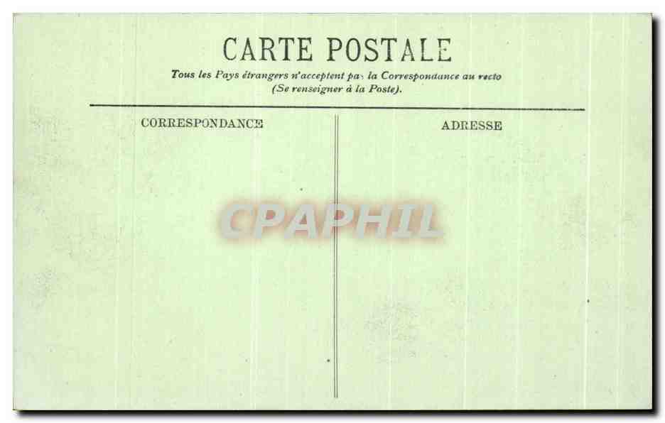 CPA Vichy La Place De La Republique Et La Bourse Du Travail — Verso