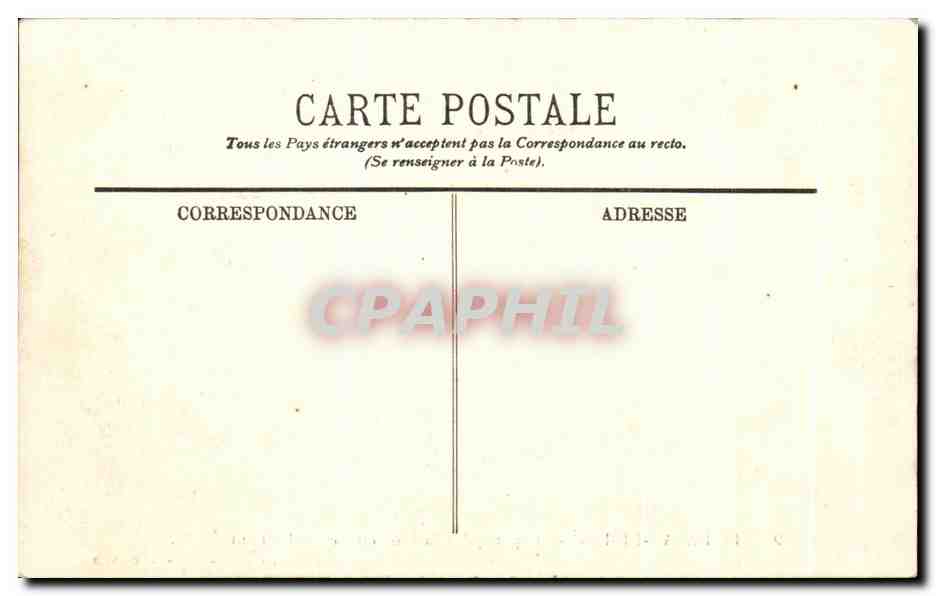 CPA Le Haras Du Pin Depart Pour La Promenade Le Boute Selle Cheval Horse — Rückseite