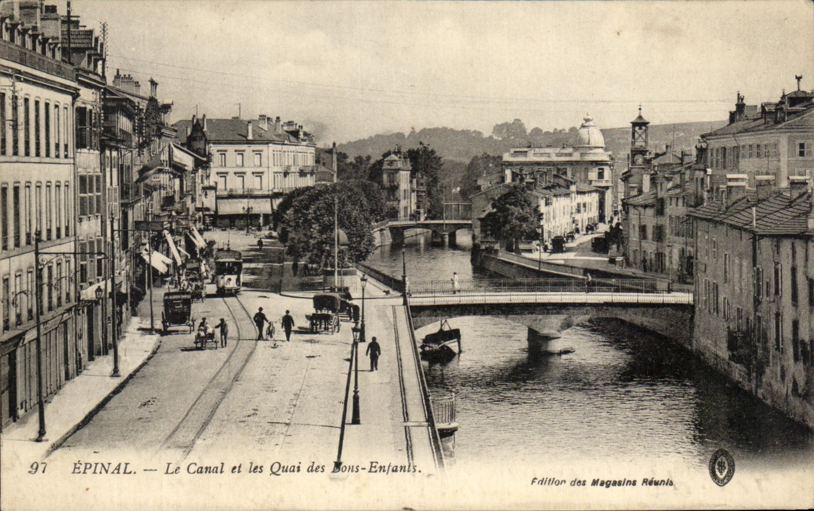 Épinal — Le Canal et les Quai des Bons-Enfants — Édition des Magasins Réunis