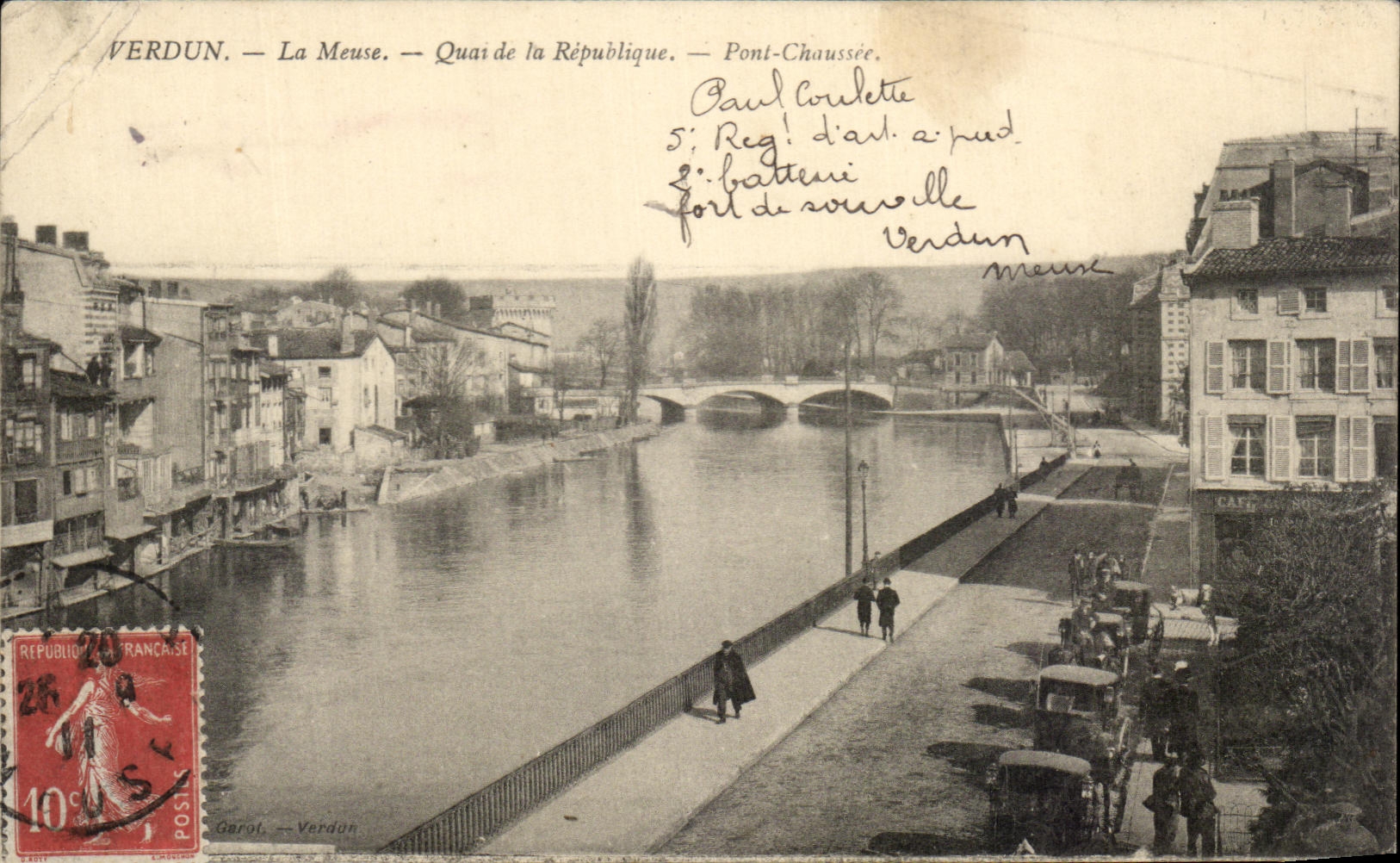Verdun — La Meuse — Quai de la République — Pont-Chaussée