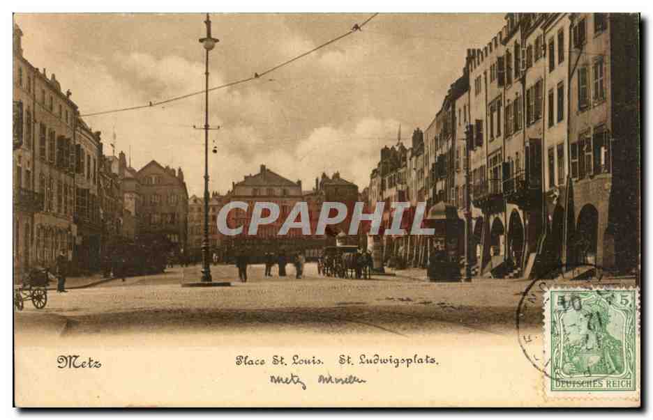 CPA Place St Louis St Ludwigsplatz Metz 