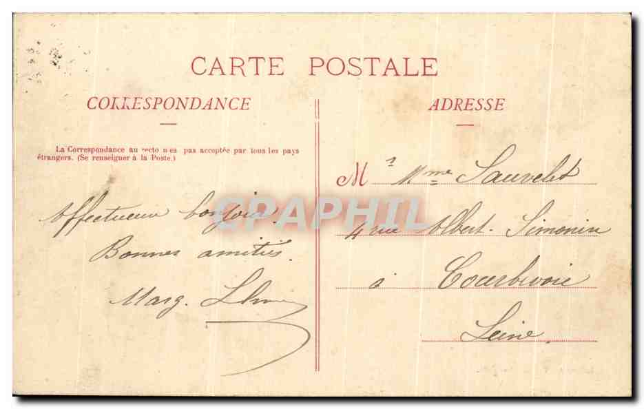 CPA Luneville Quartier Bauvau 9eme Dragons Militaria  — Verso