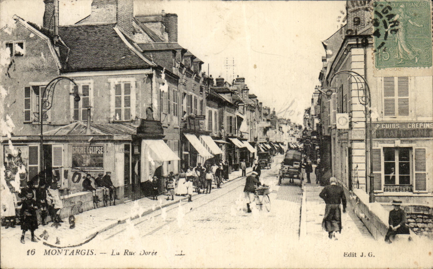 CPA Montargis Rue Dore
