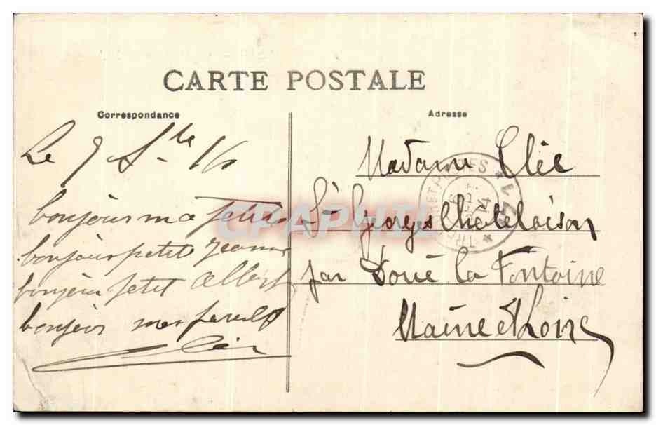 Route de Fère-Champenoise — Café de la Gare — Edit. Maillet — Reverso