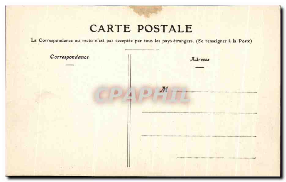 CPA Chalons Sur Marne Avenue de la Gare — Verso