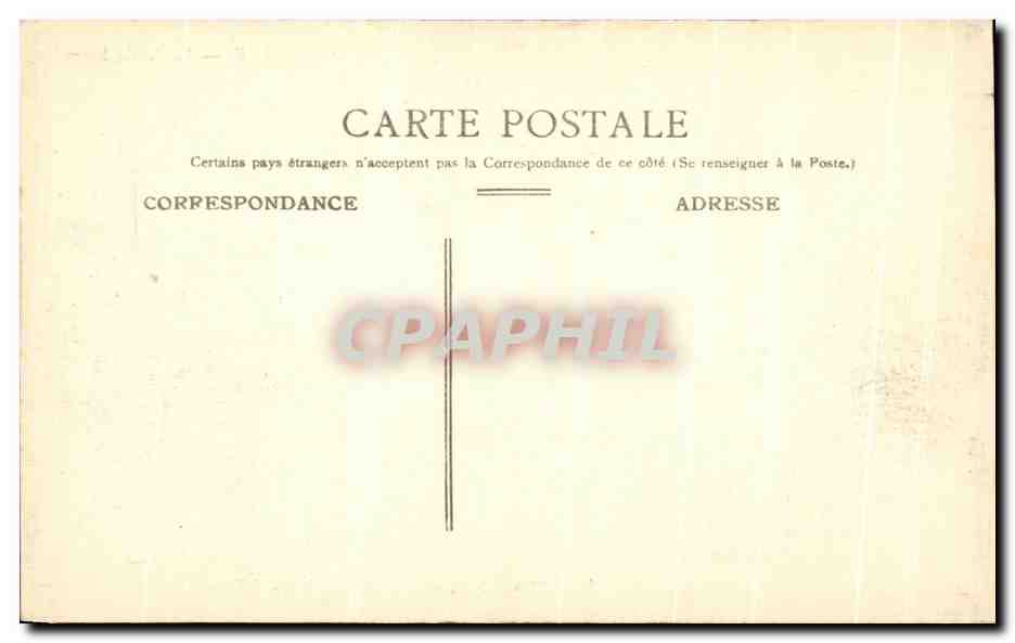 CPA Reims Porte de Paris — Rückseite