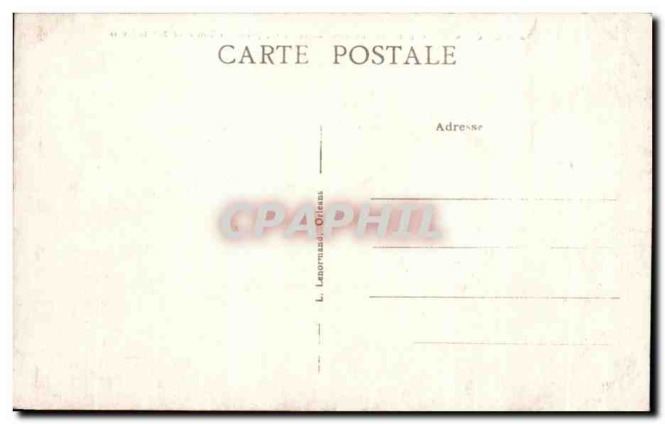 CPA Orleans Vue generale sur le De La Loire Prise des Tours de Sainte Croix — Verso