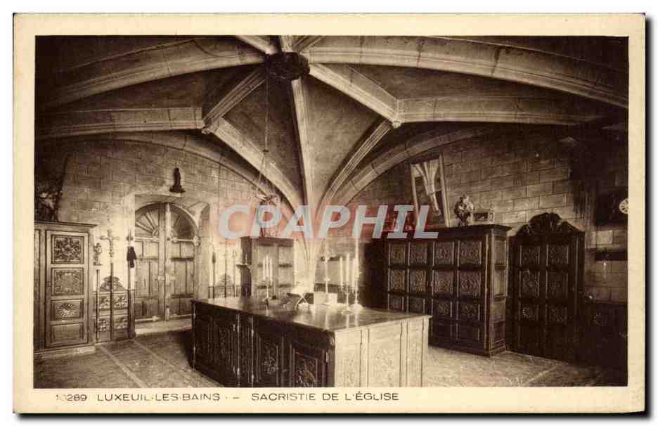 CPA Luxeuil les Bains Sacristie De L'Eglise
