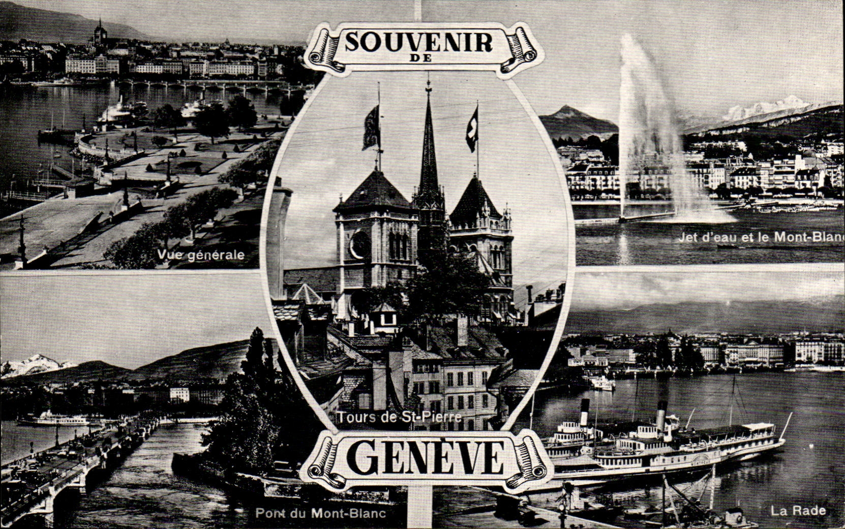 CPA Souvenir De Tours de Geneve Suisse