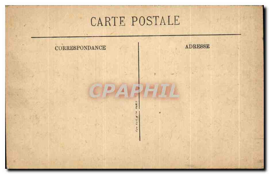 CPA Parc De Versailles Bains Et Grotte d'Apollon — Verso