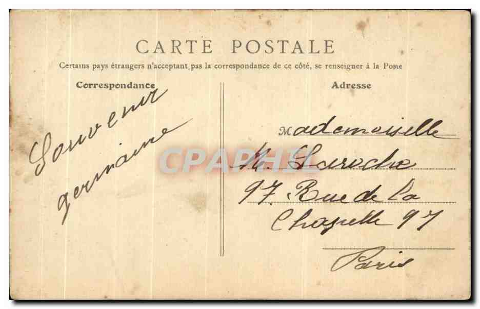 CPA Orleans Jeanne D'Arc Par Le Veel — Verso