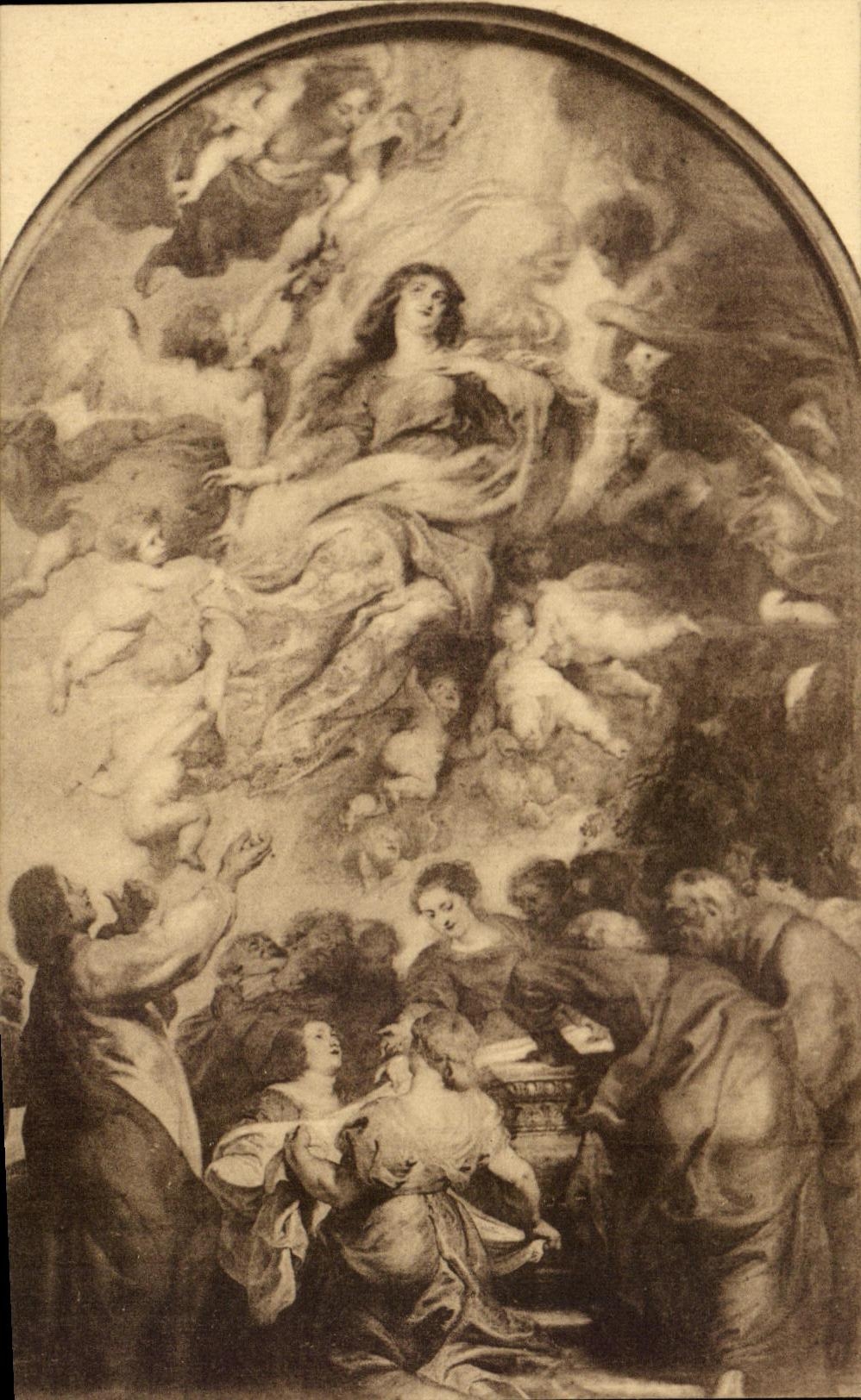 CPA Anvers Cathedrale Rubens Assomption de la Sainte Vierge