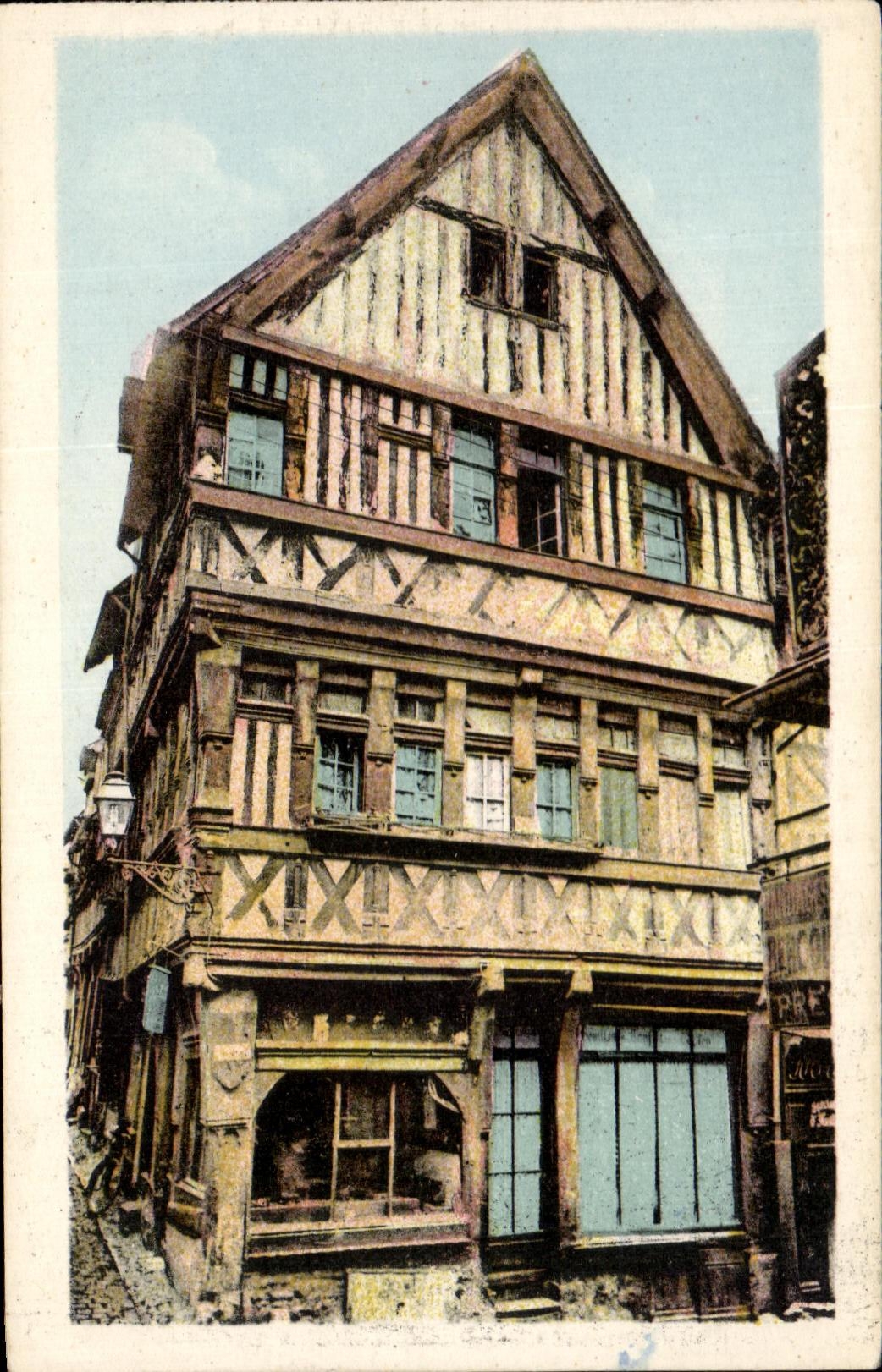 Alte Häuser — Rue de la Paix — Carte La Gagnière, n°25