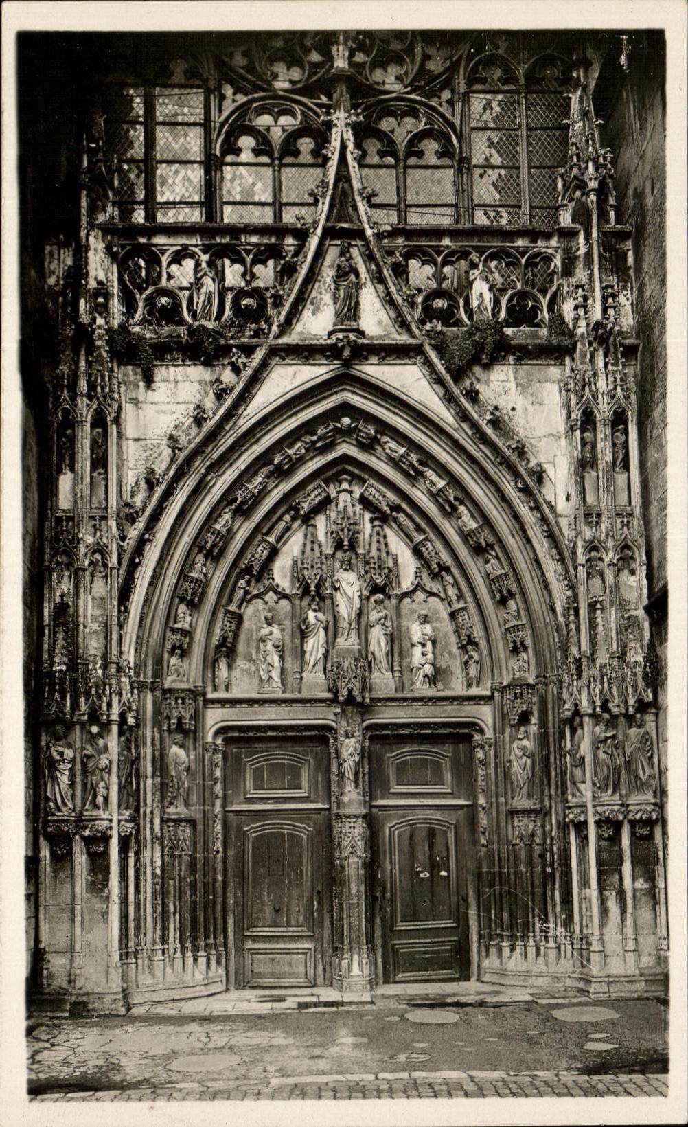 Pont-à-Mousson — Porte Monumentale de l'Église St-Martin — Coll. Rousselle