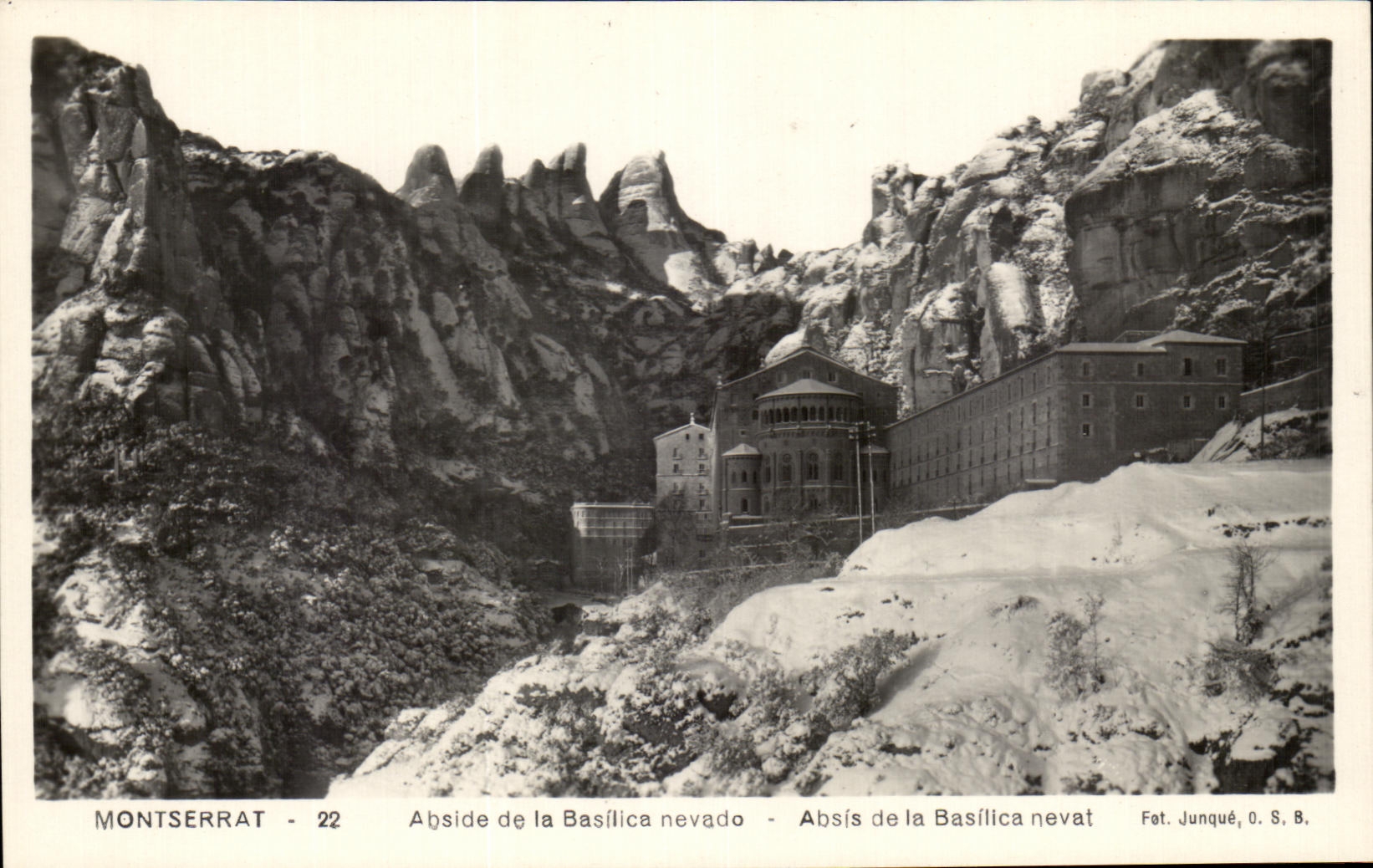 CPA Montserrat Abside de la Basilica Nevado
