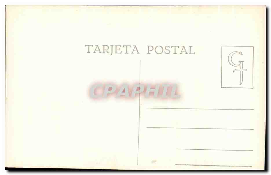 CPA Montserrat Penascos Sobre l'Ermita de la SSma Trinitat — Rückseite