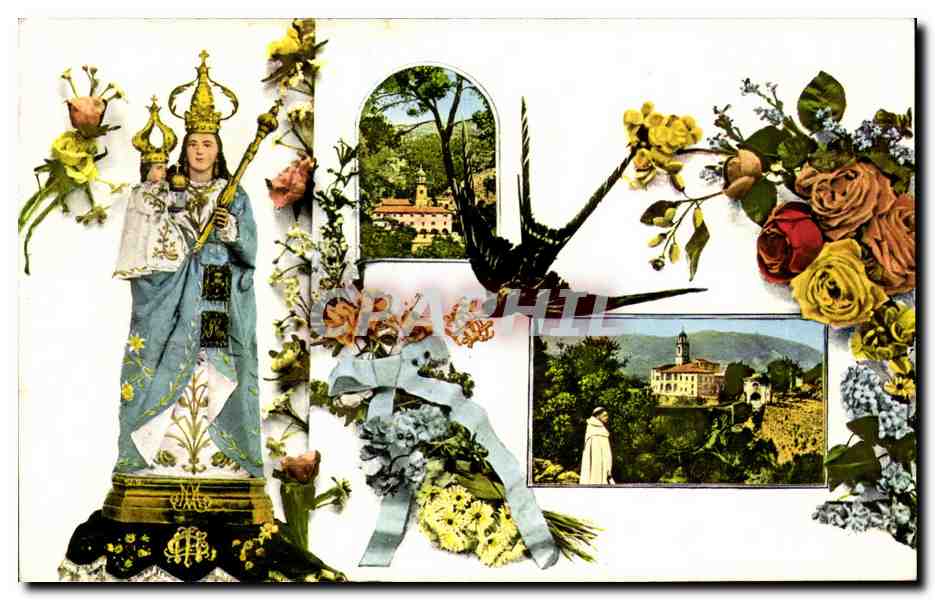 CPA Souvenir de Notre Dame de Laghet