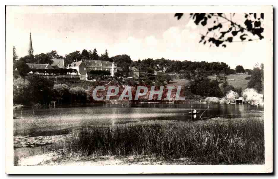 CPA Chateau La Valliere le lac de Val Joyeux 