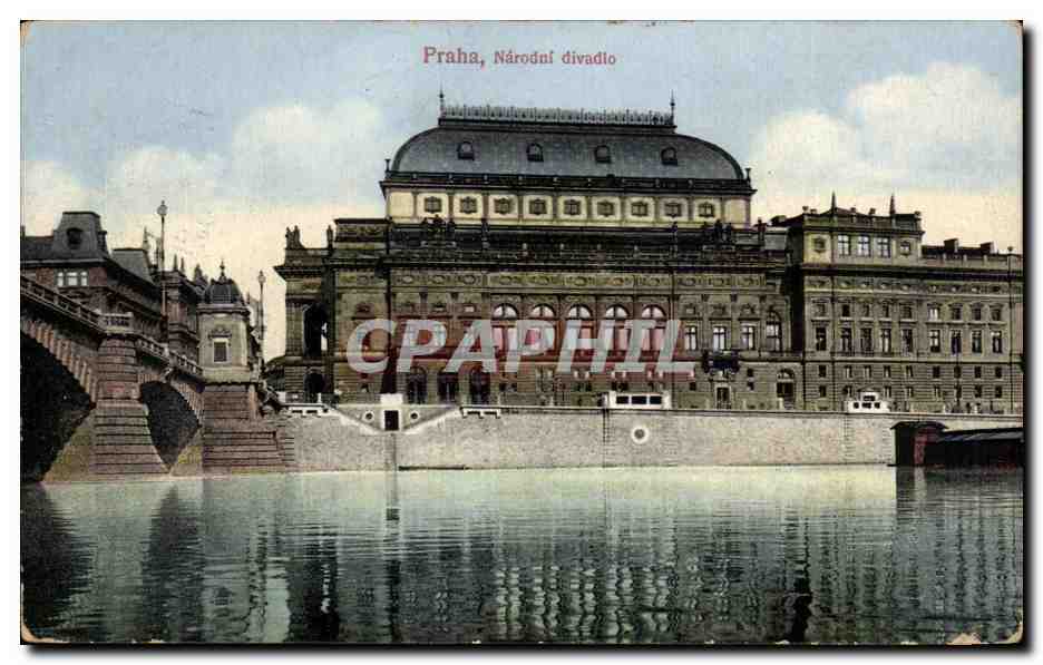CPA Praha Naroni Divadlo Prague Tchequie 
