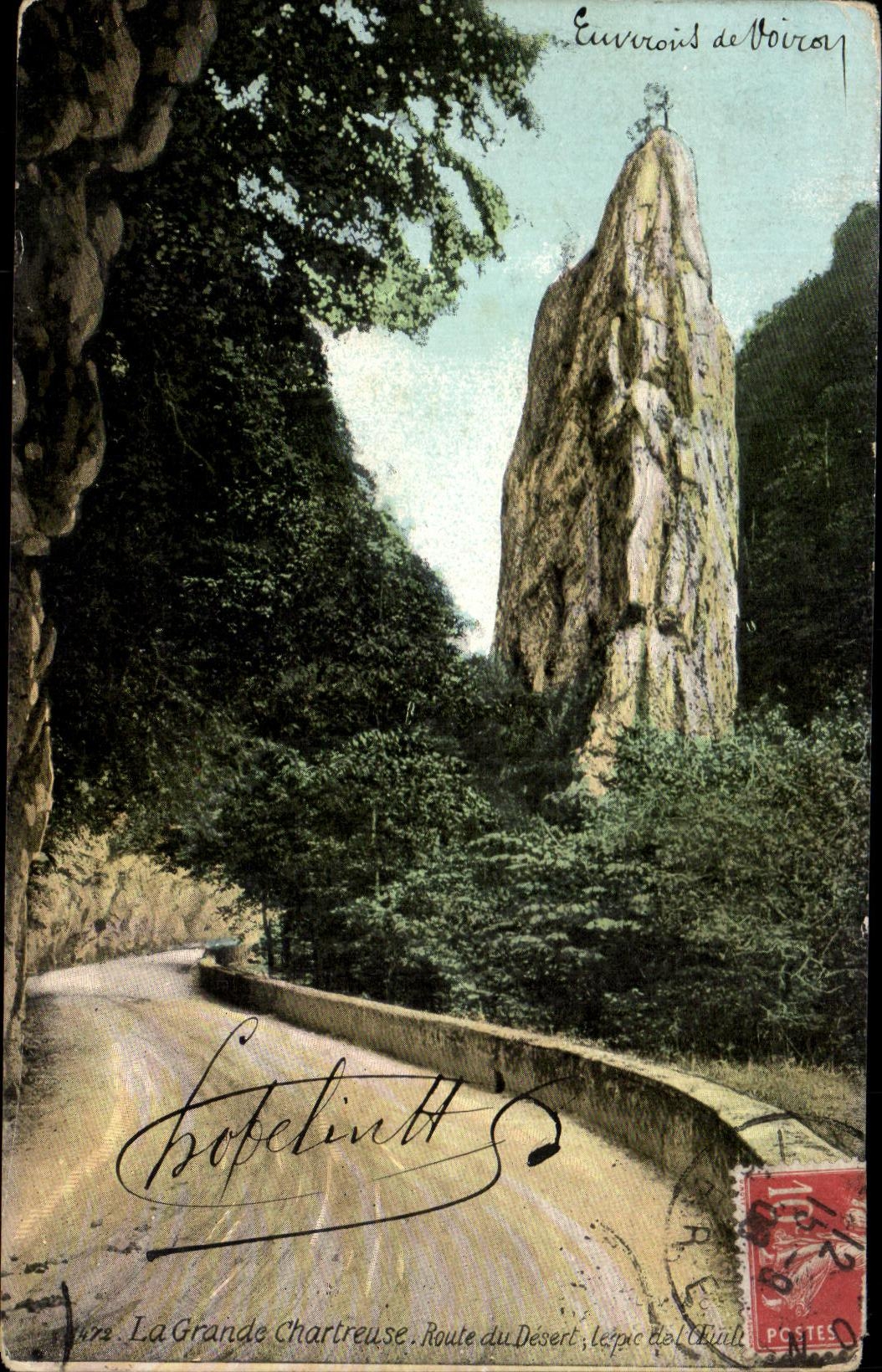 CPA La Grande Chatreuse Route Du desert