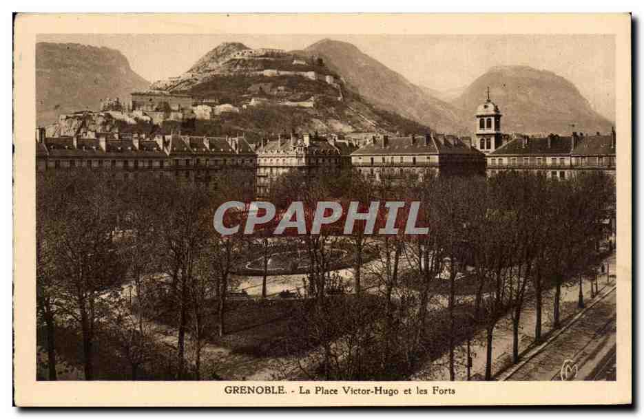 Grenoble - La Place Victor-Hugo et les Forts — Éditions Mannono Fîtes, n°108