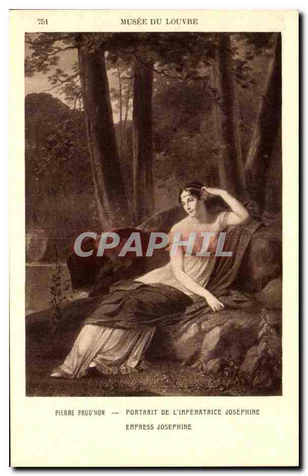 CPA Pierre Prud'hon Portrait De l'imperatrice Josephine Musee du Louvre Paris Napoleon 